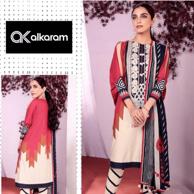 Winter Fabric Dhanak With Wool By Alkaram