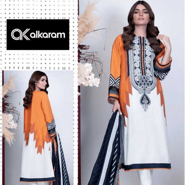 Winter Fabric Dhanak With Wool By Alkaram