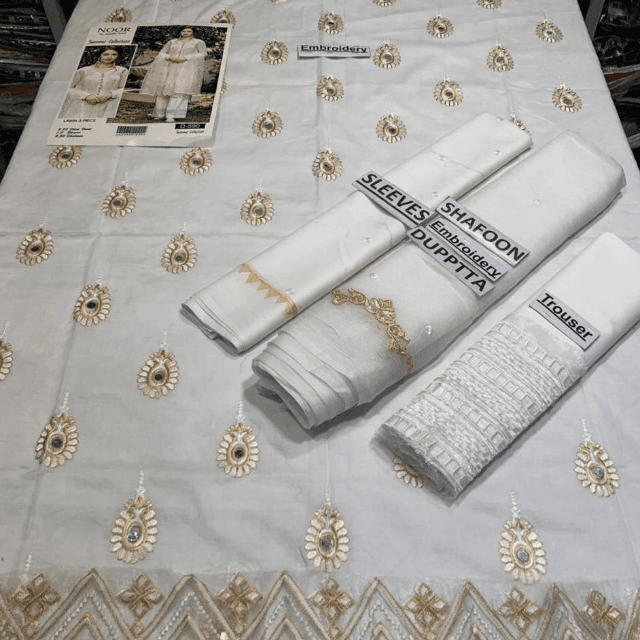 Linen BY Noor 3PC (Ustitched)