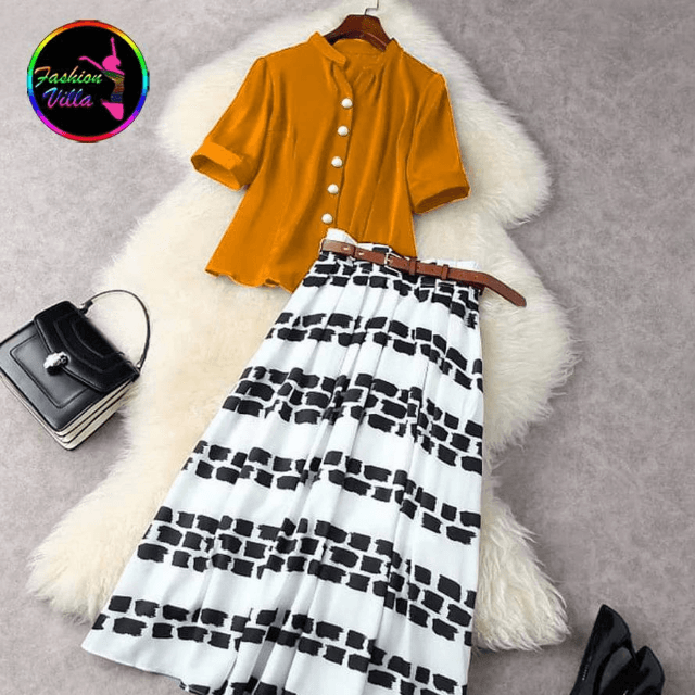 Skirt &Top By Boschee