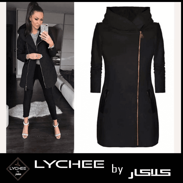 Long Hoodies Coat By Lychee