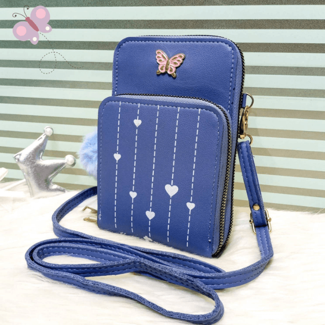 Crossbody Wallet (2 Zipper)
