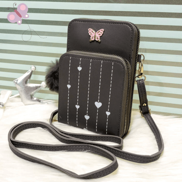 Crossbody Wallet (2 Zipper)