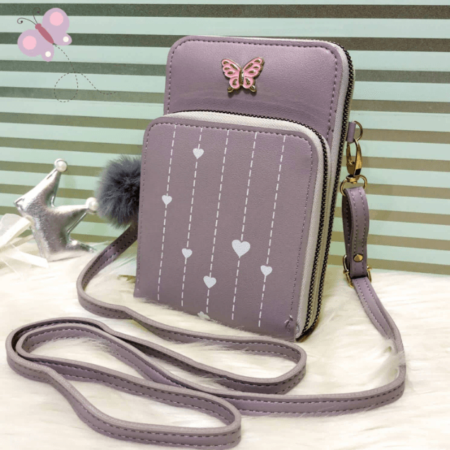 Crossbody Wallet (2 Zipper)