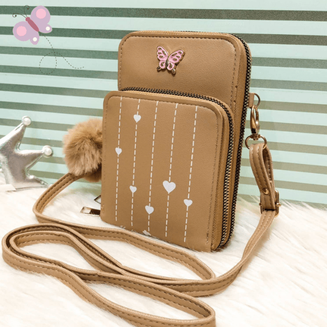 Crossbody Wallet (2 Zipper)