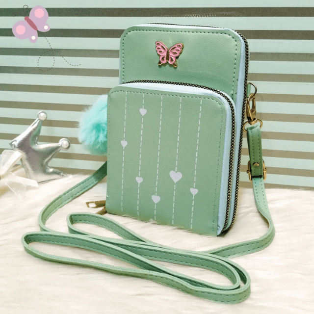 Crossbody Wallet (2 Zipper)