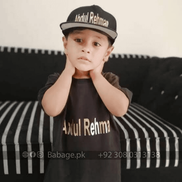 Kids  Customized T SHIRT And Cap