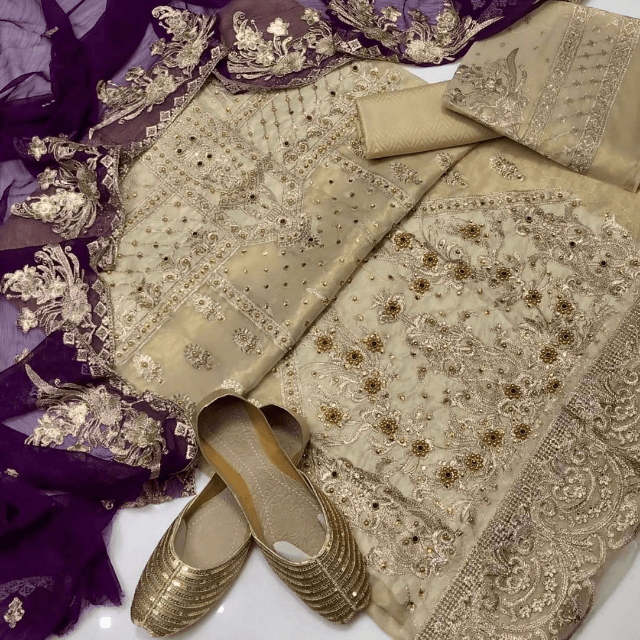 Masori Silk Fancy Work 3 PC