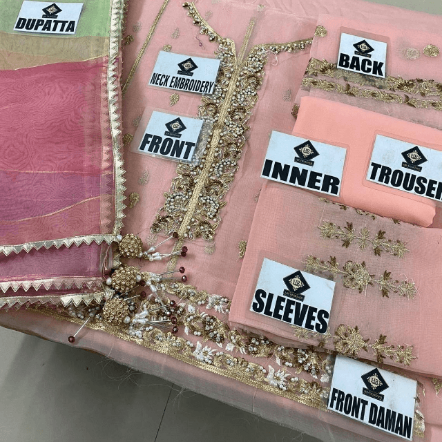 Organza Suit BY AGHA Noor 3PC
