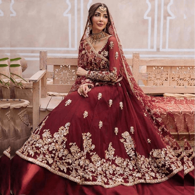 Lehenga Semi Pure Chiffon 3PC