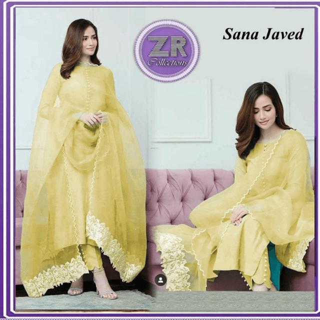 Cotton By Sana Javed Unstitched 3PC