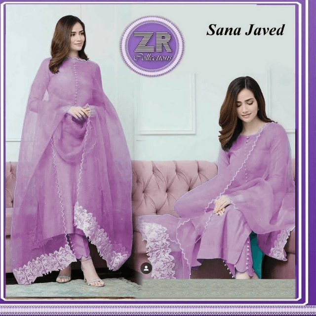 Cotton By Sana Javed Unstitched 3PC