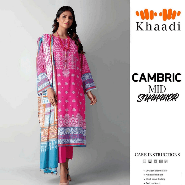 Cambric Digital Print By Kaadi