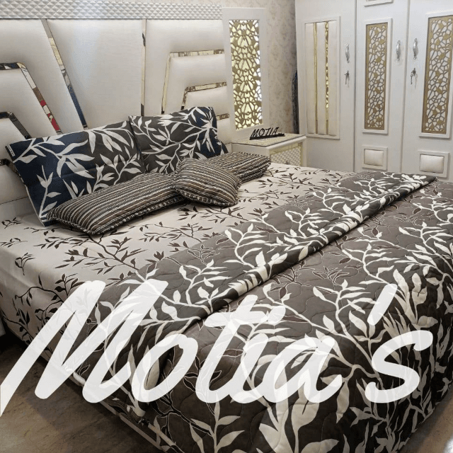 Mix Cotton Fabric Bedsheets 7 PC