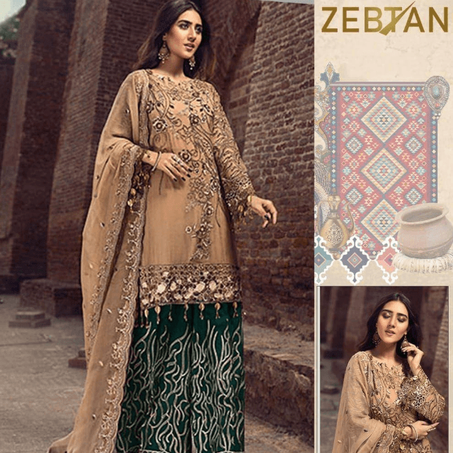 Linen 3 PC By Zebtan
