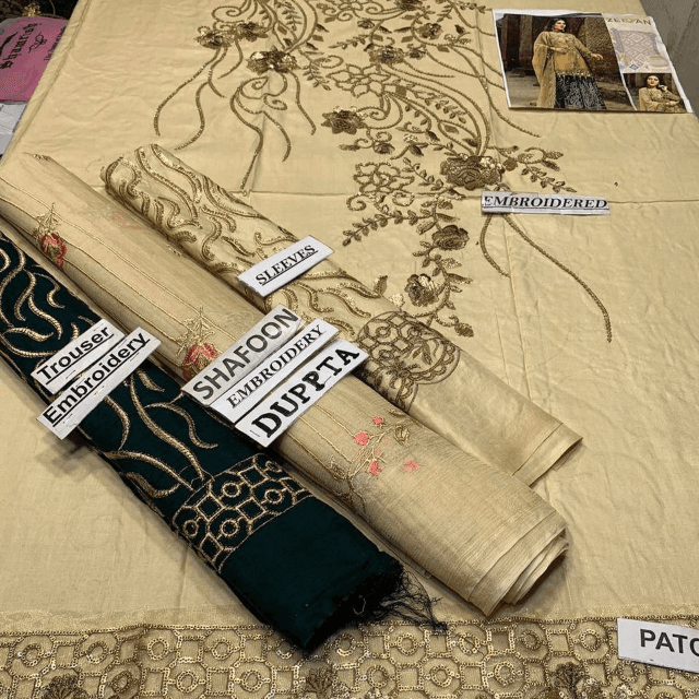 Linen 3 PC By Zebtan